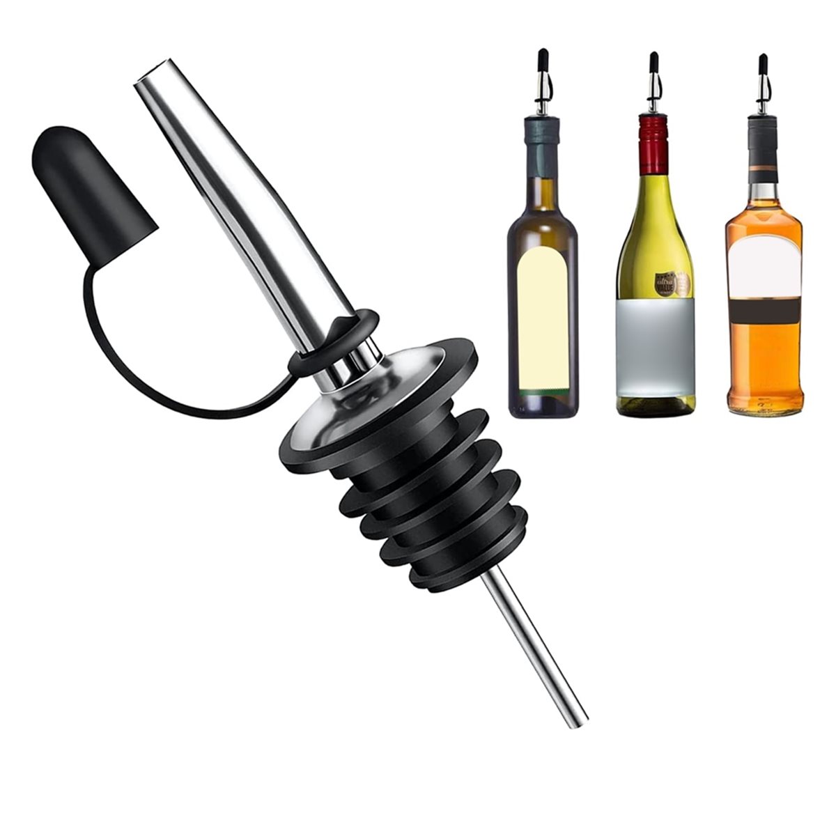 Home Tool 24 Pack Stainless St - Speed Pourer Cap ulasan dan harga