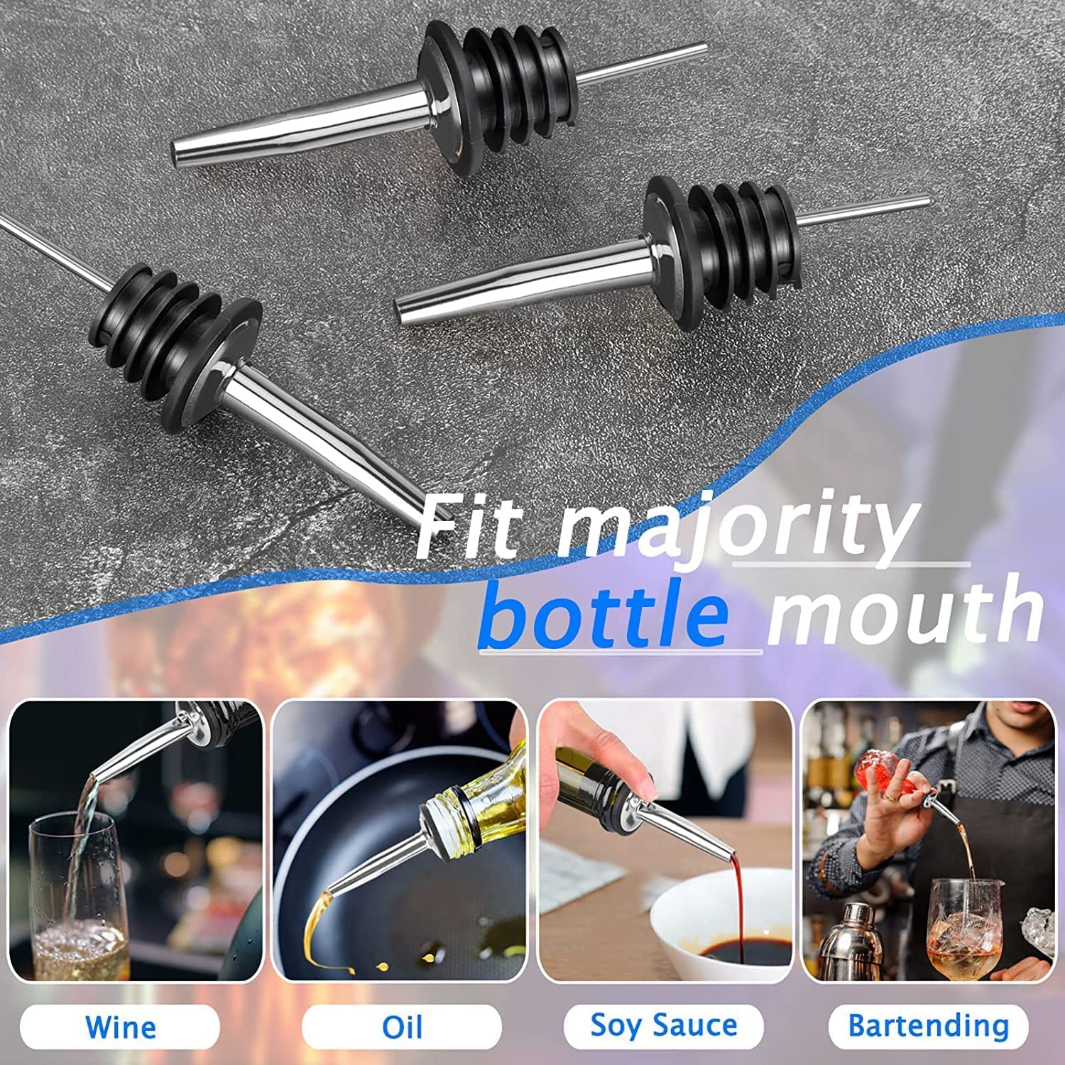 Liquor Pour Spout, Pour Spouts - Speed Pourer Cap ulasan dan harga