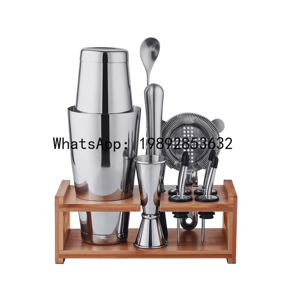 Stainless steel cocktail shake - Boston Shaker Set ulasan dan harga