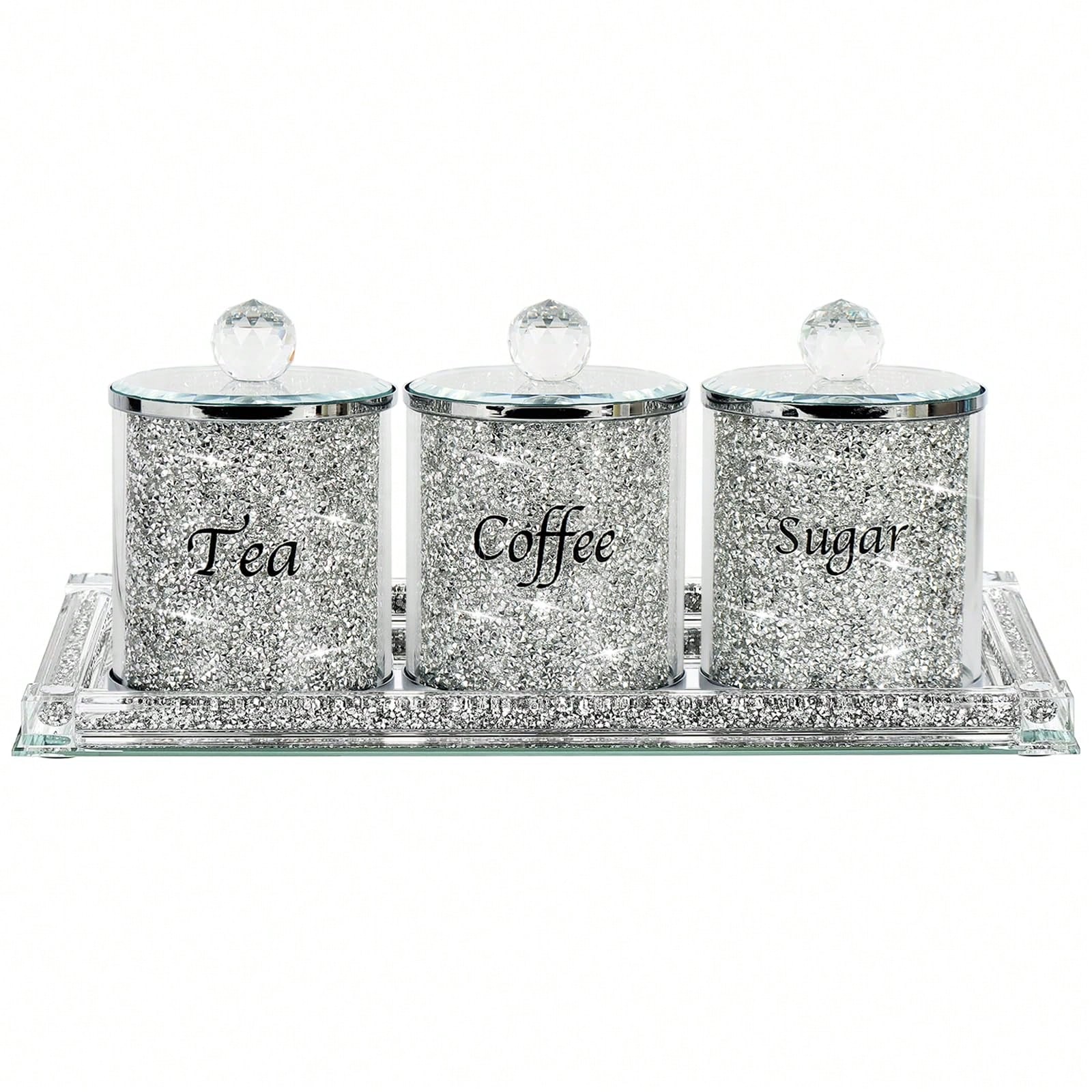 Coffee Sugar Tea Canister Set  - Home Bar Set ulasan dan harga