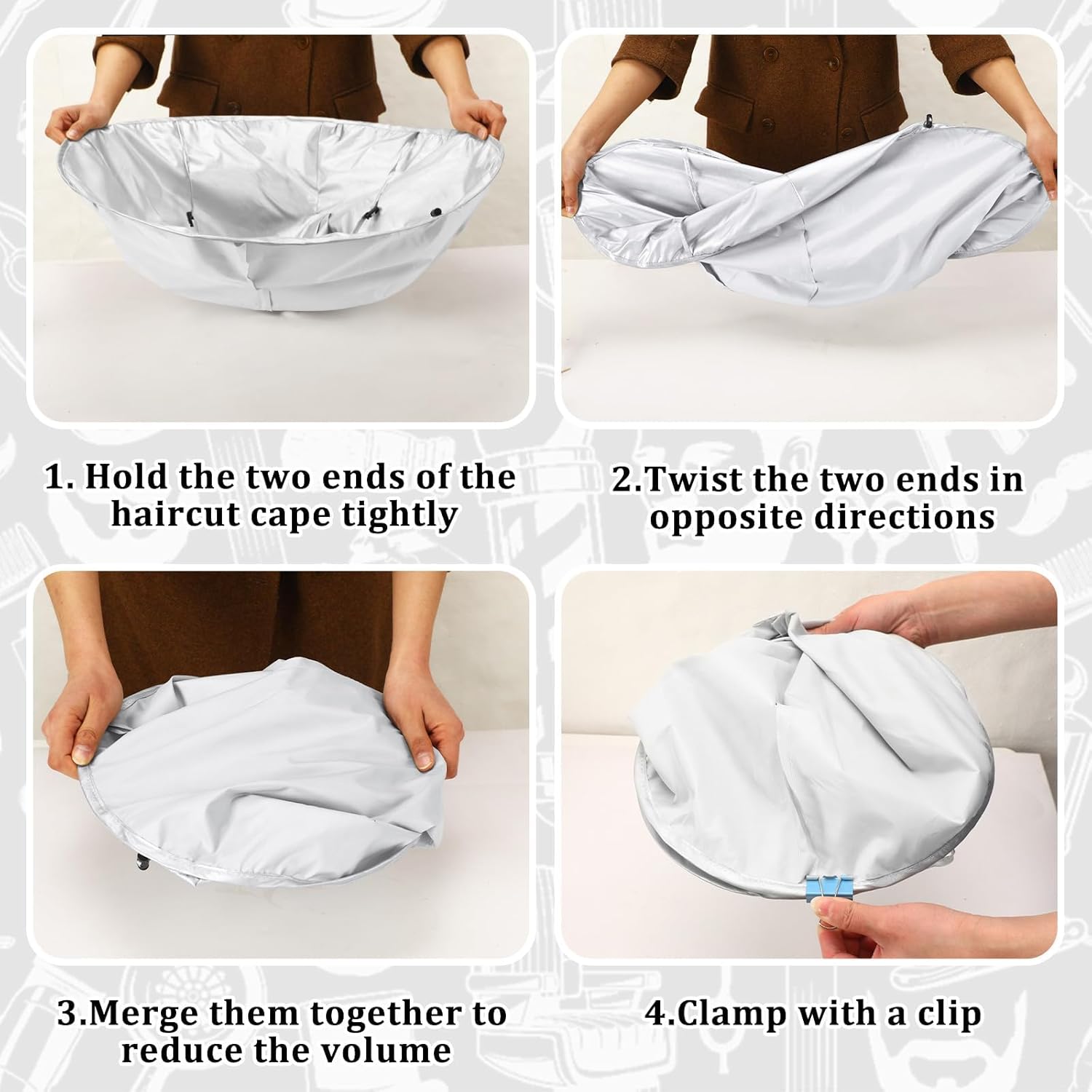 Hair Cutting Cape for All Ages - Home Barber ulasan dan harga