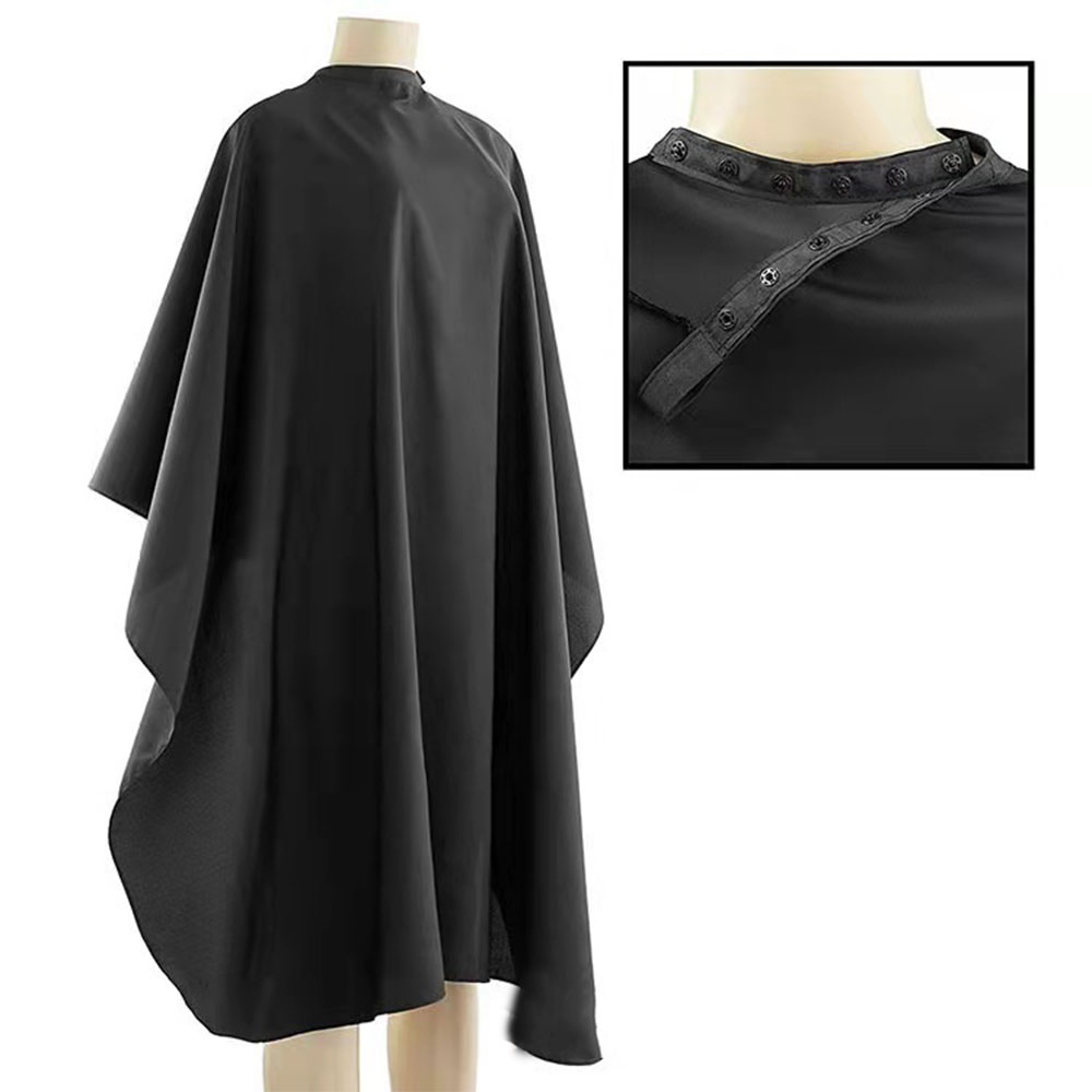 Black Hair Cutting Apron Non I - Home Barber ulasan dan harga