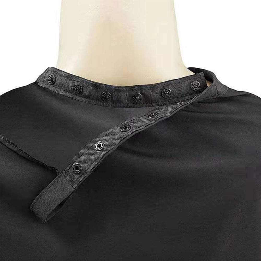 Black Hair Cutting Apron Non I - Home Barber ulasan dan harga