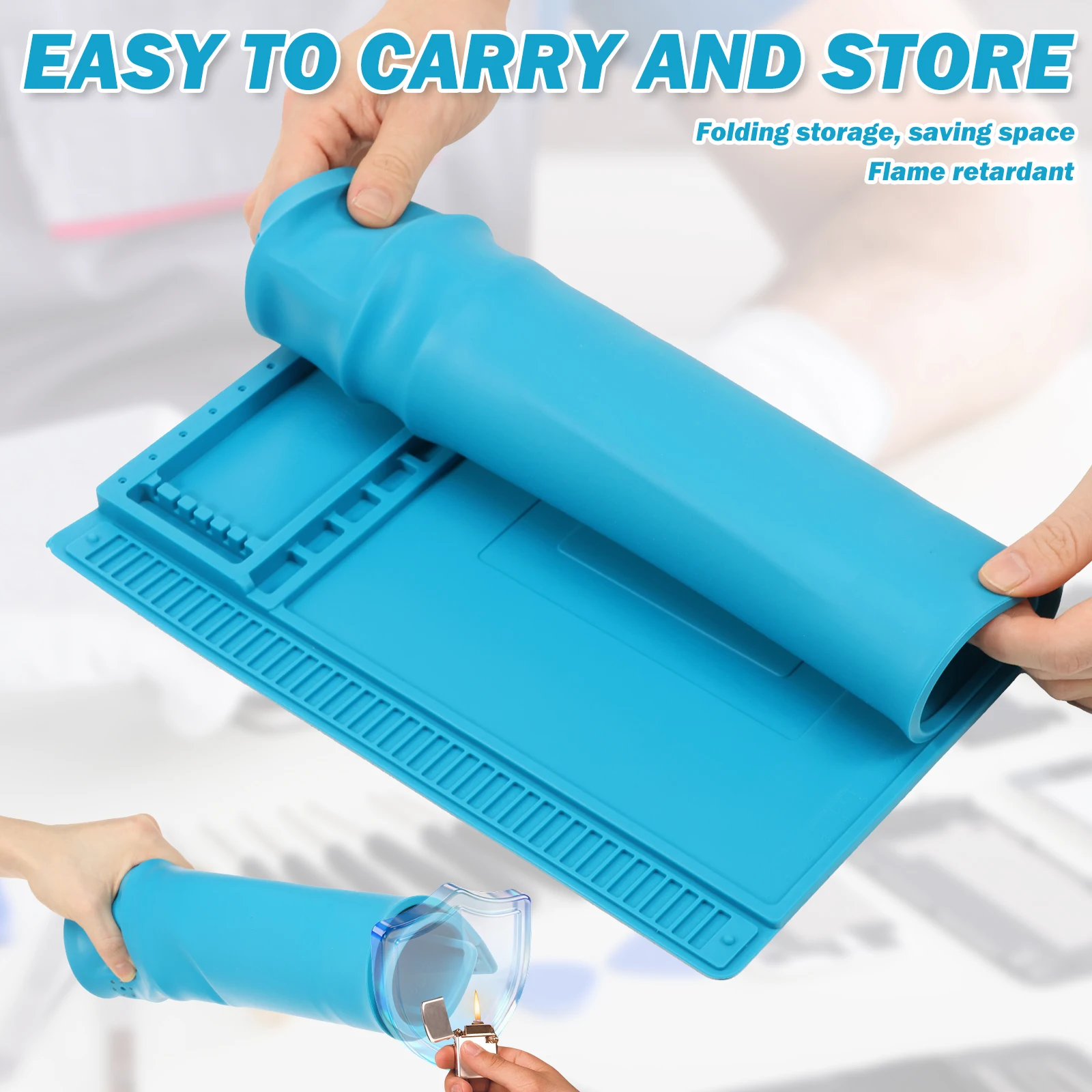 45x30cm Silicone Soldering Mat - Bar Mat Rubber ulasan dan harga
