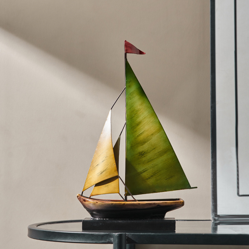 Creative Sailboat Model Orname - Home Bar Setup ulasan dan harga