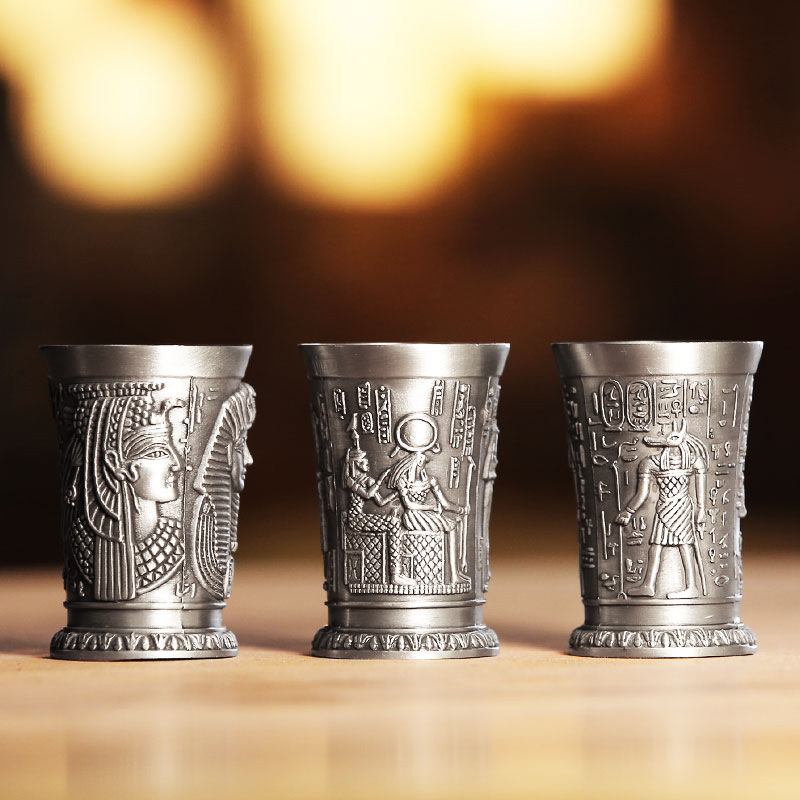 I Piece Bronze Metal Vintage E - Old Fashioned Glass ulasan dan harga