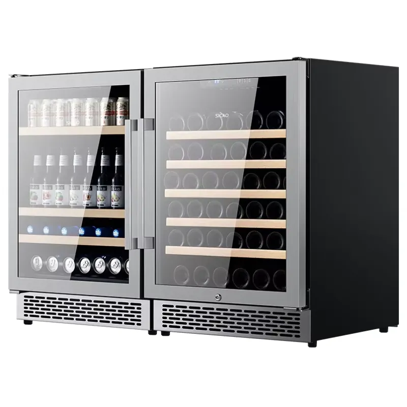 SICAO Stainless Steel Dual Zon - Home Bar And Fridge ulasan dan harga