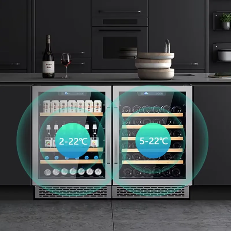 SICAO Stainless Steel Dual Zon - Home Bar And Fridge ulasan dan harga