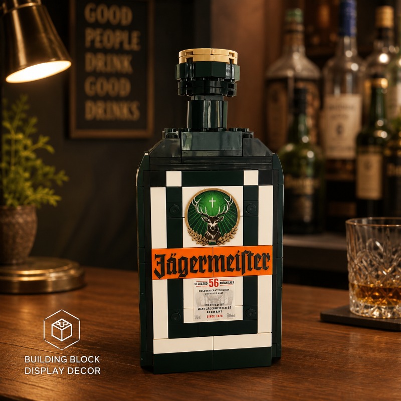 DIY Jagermeister Liqueur Bottl - Home Bar Set ulasan dan harga
