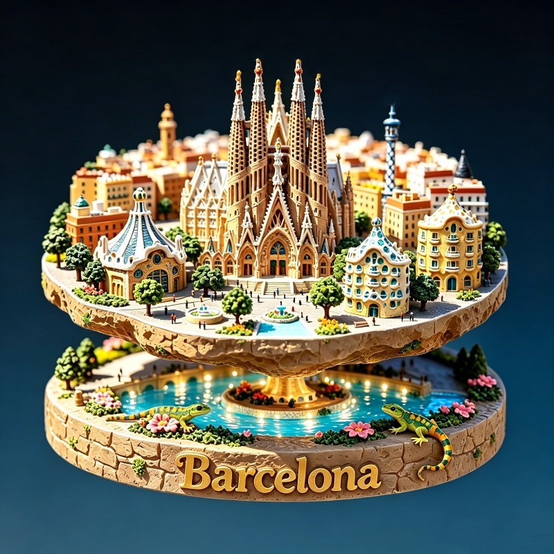Spain Metal Fridge Magnets Bar - Home Barcelona ulasan dan harga