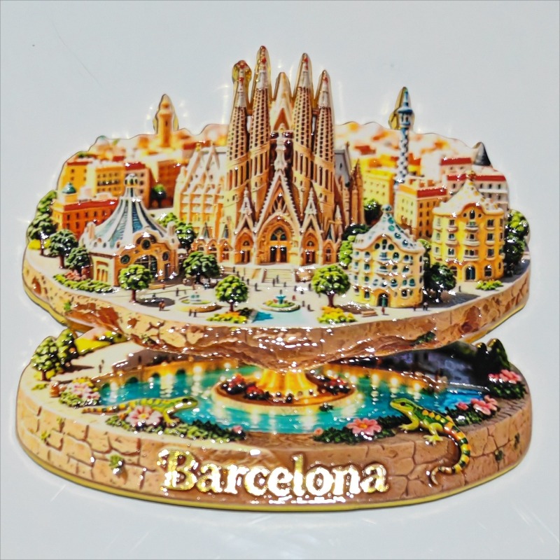 Spain Metal Fridge Magnets Bar - Home Barcelona ulasan dan harga