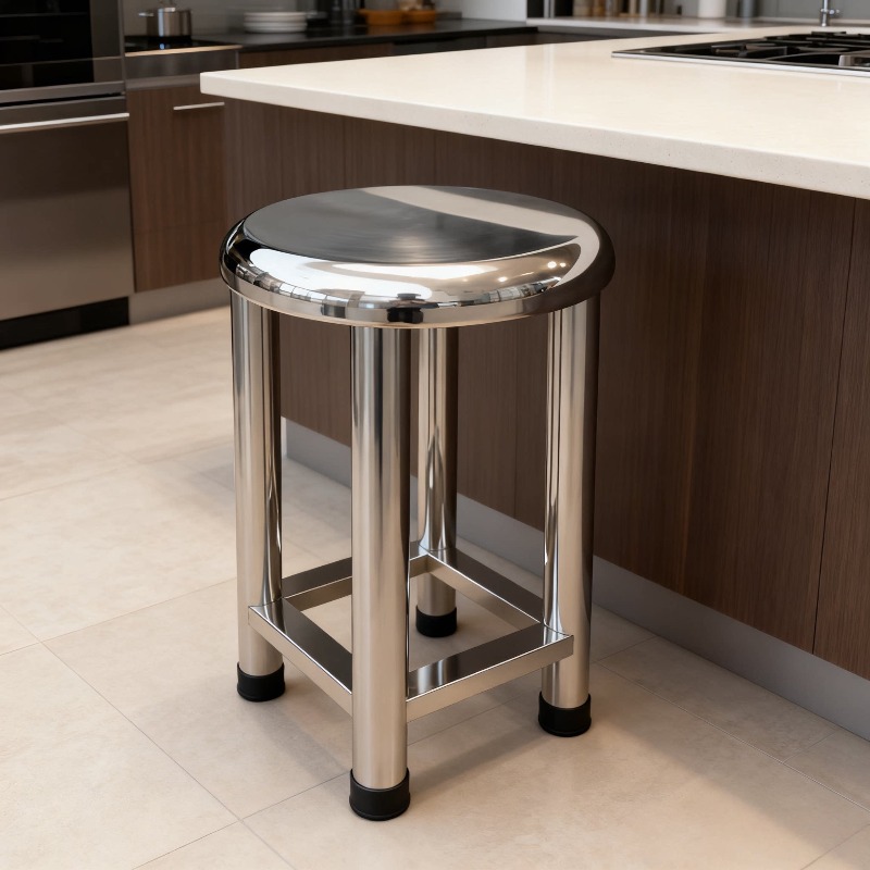 304 Stainless Steel Round Stoo - Home Bar Stools ulasan dan harga