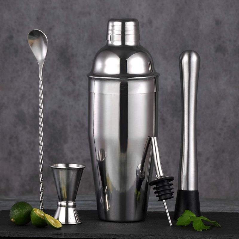5-Piece Stainless Steel Bar Mi - Boston Shaker Set ulasan dan harga