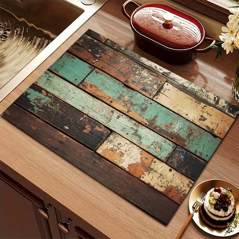 VIKAMA American Wood Grain Tab - Bar Mat Rubber ulasan dan harga