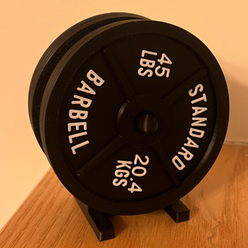 Weight Plate Coaster Set Holde - Home Bar Set ulasan dan harga